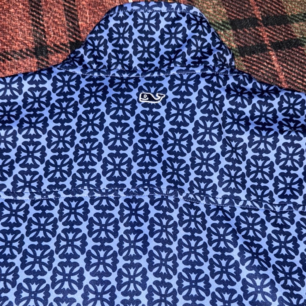 Vineyard Vines Navy Patterned Pullover - image 8